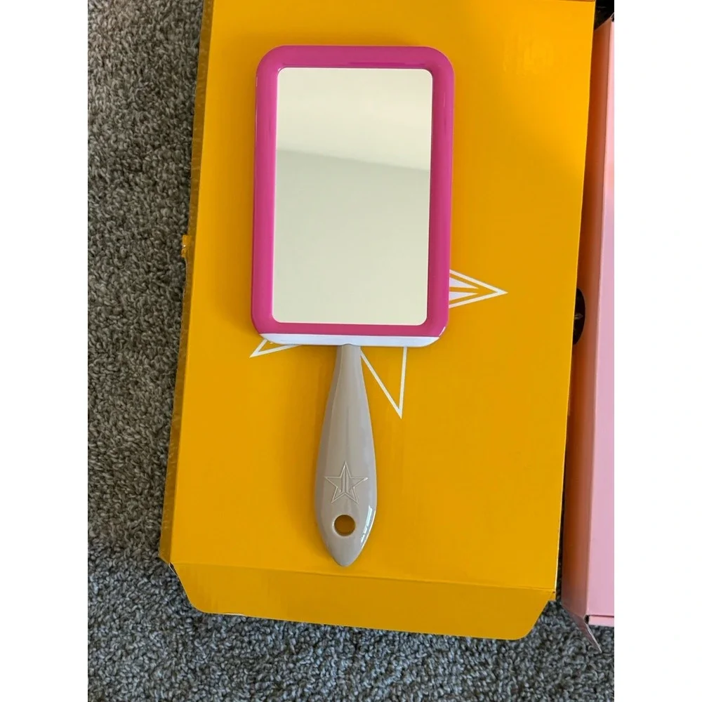 Lot 3 JEFFREE STAR COSMETICS Handheld MakeUp Collectible Mirrors & Bag Popsicle